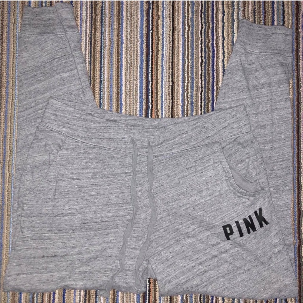 Grey PINK joggers